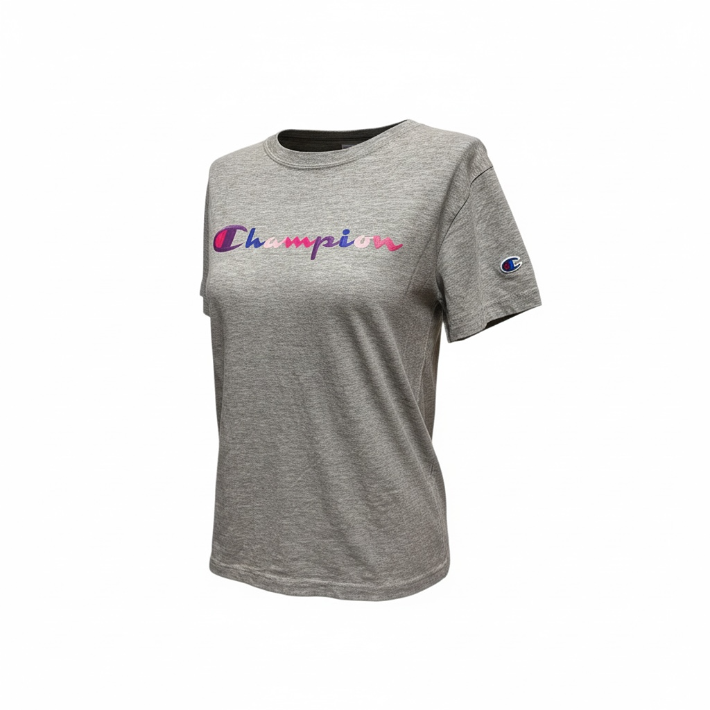 T-shirt Champion - S - Gris - État : Excellent