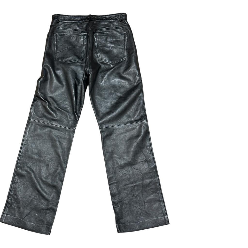 Pantalon cuir femme - T40 - noir - État : Excellent