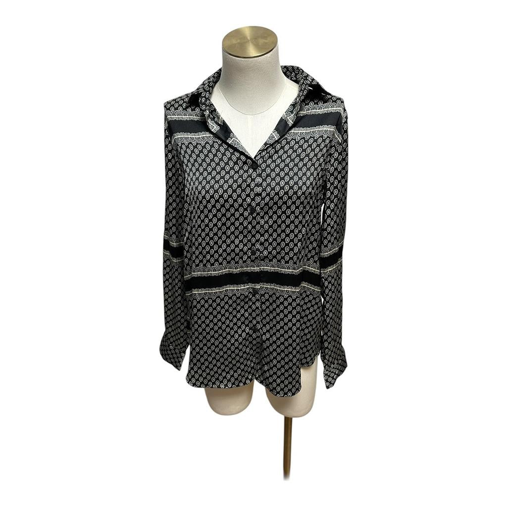 Chemise Alexandra Neel - M - Noir et Blanc - État : Excellent