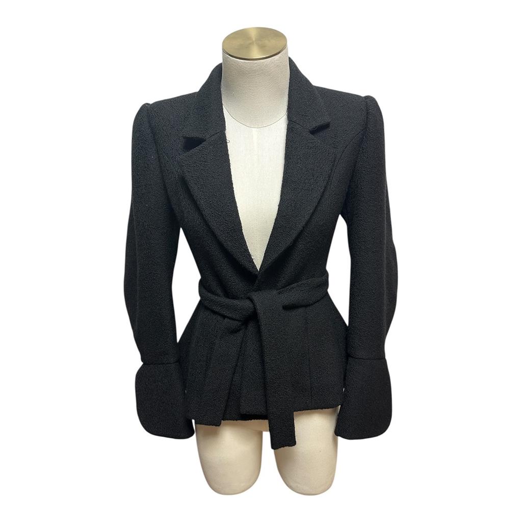 Veste Chemise Rochas - 36 - Noir - État : Très Bon