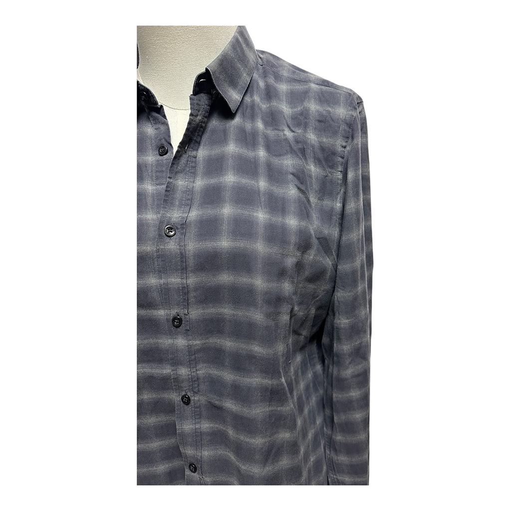 Chemise À Carreaux The Kooples - S - Gris - État : Très Bon