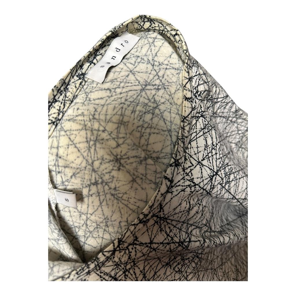 T-shirt Imprimé Sandro - S - Blanc - État : Très Bon