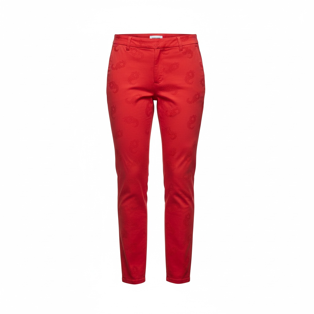 Pantalon Droit Zadig & Voltaire - 36 - Rouge - État : Très B