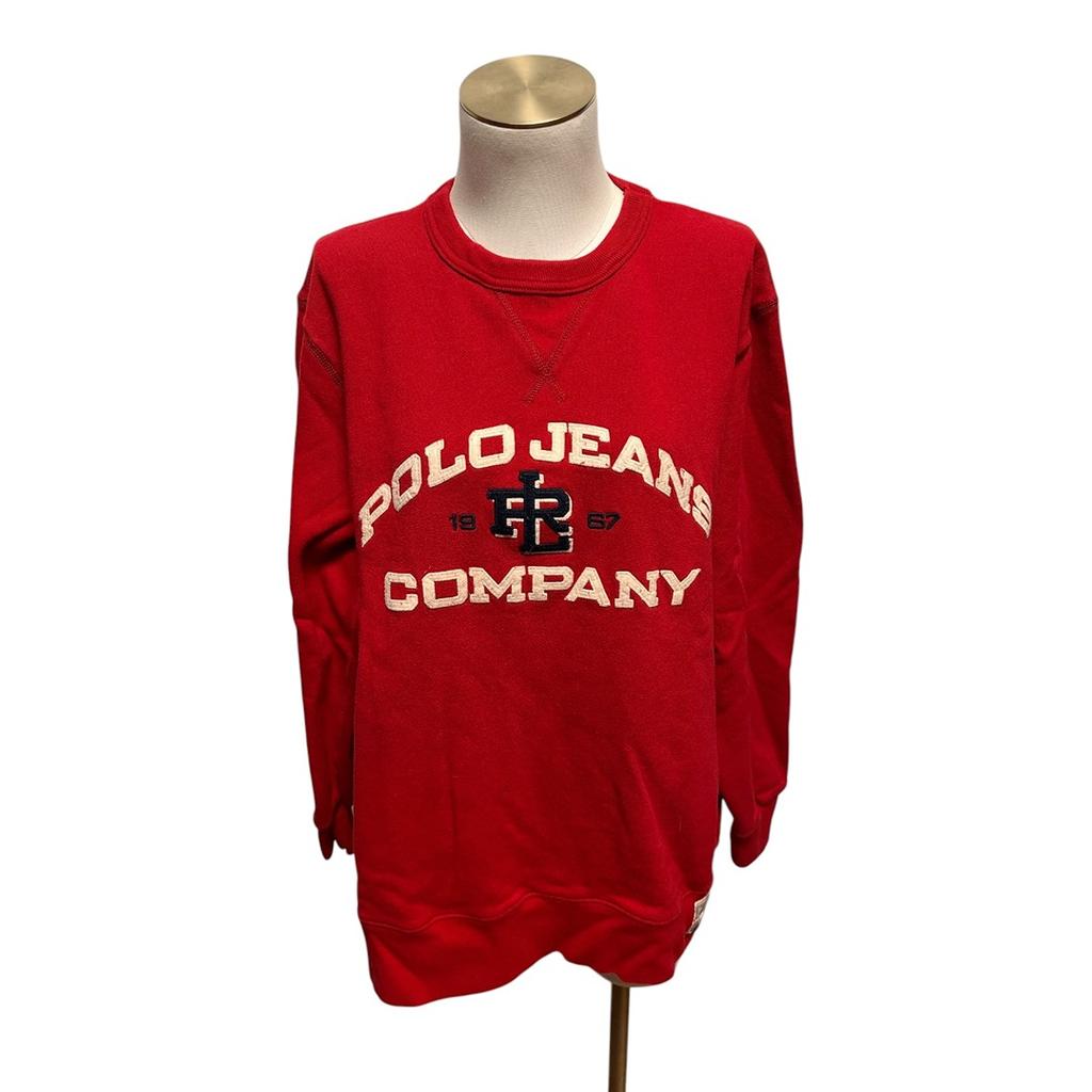 Sweatshirt Polo Jeans Ralph Lauren - L - Rouge - État : Excellent