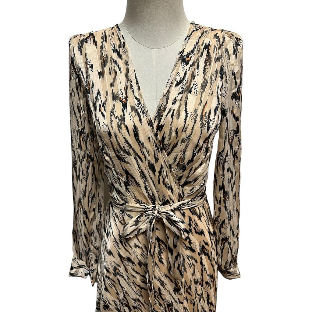 Robe longue Belcci - S - Beige imprimé - État : Neuf
