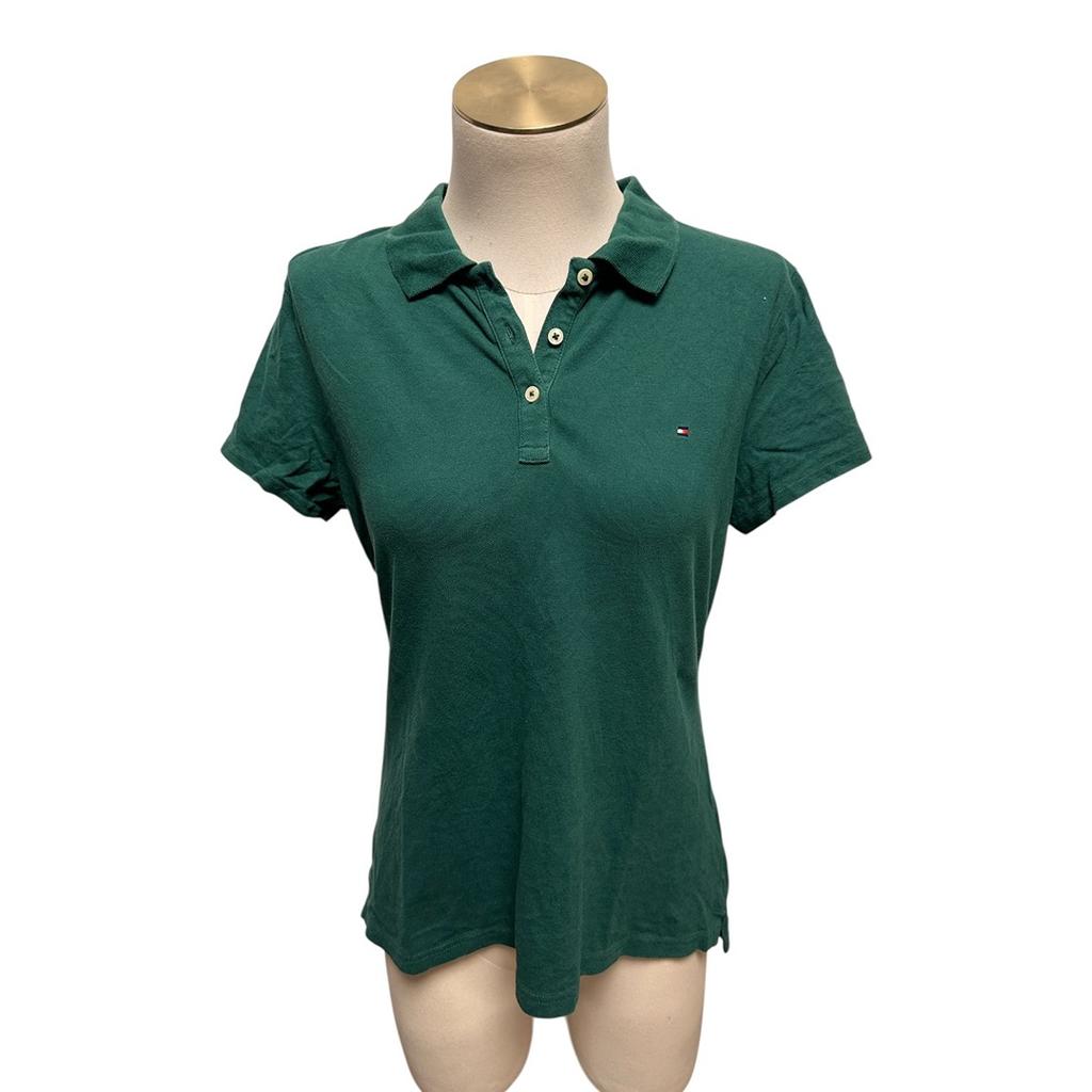 Polo Tommy Hilfiger - L - Vert - État : Excellent
