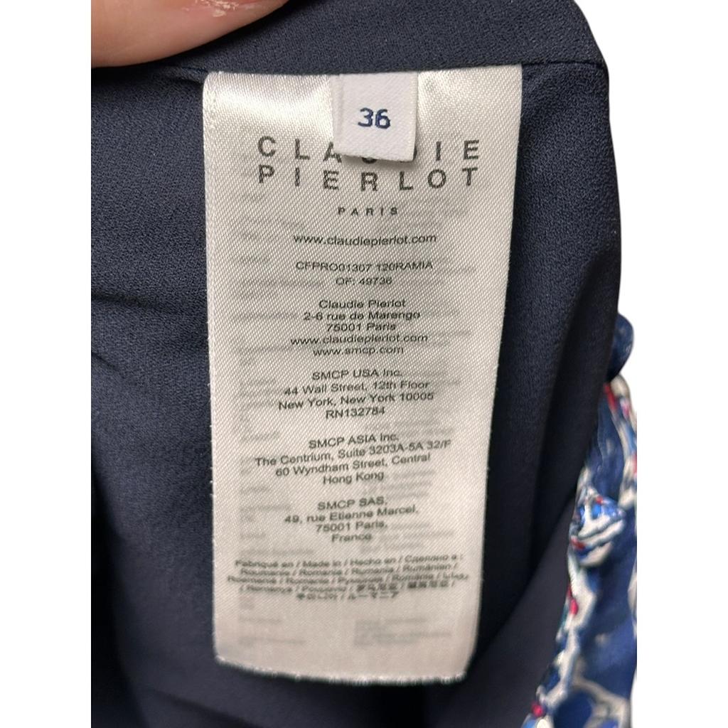 Robe maxi Claudie Pierlot - 36 - Blue - État : Excellent