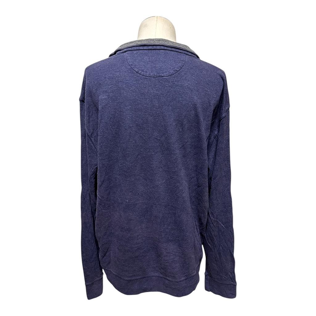 Sweat col zippé Ralph Lauren - L - Bleu - État : Excellent