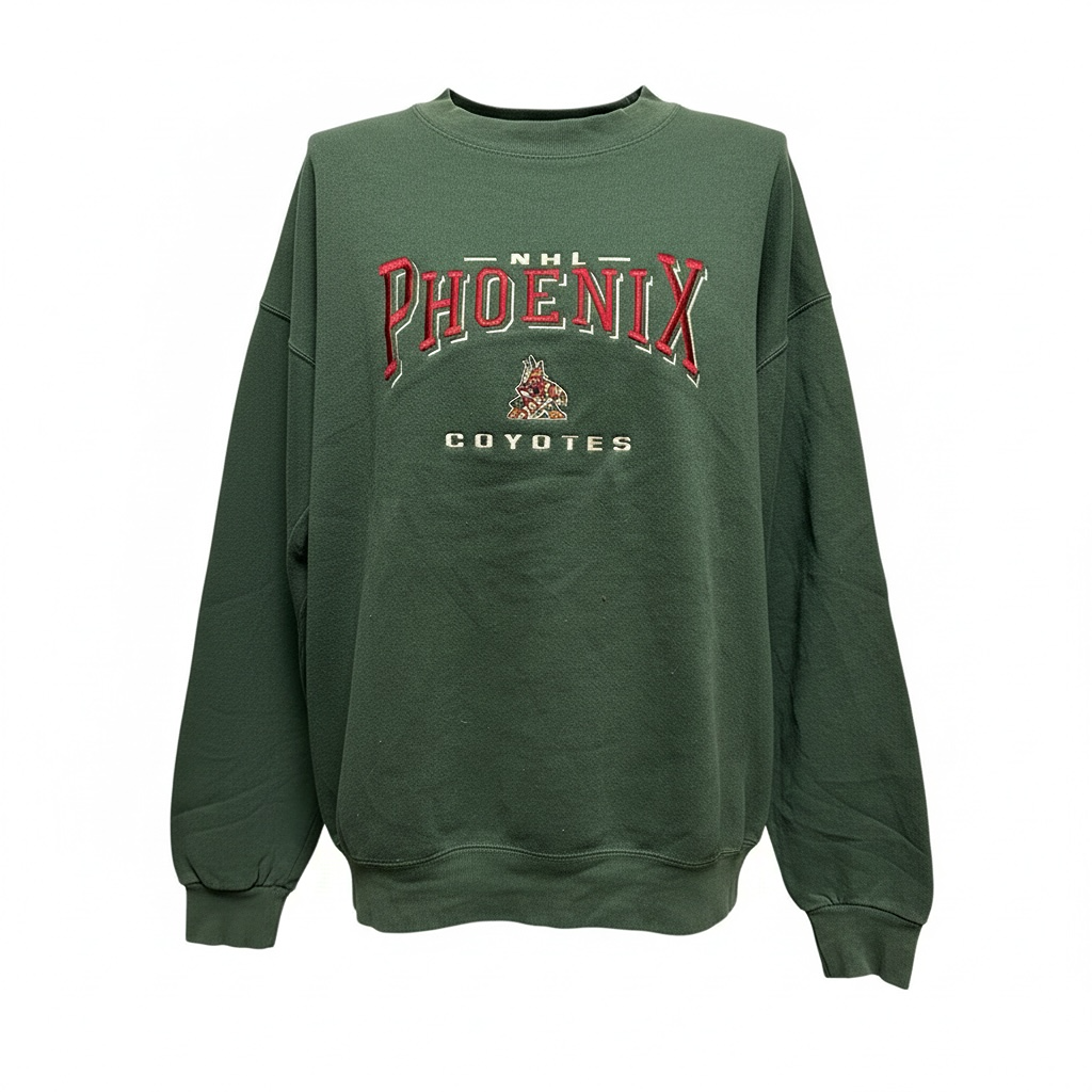 Sweat Lee Sport Nhl Phoenix Coyotes - L - Vert - État : Excellent