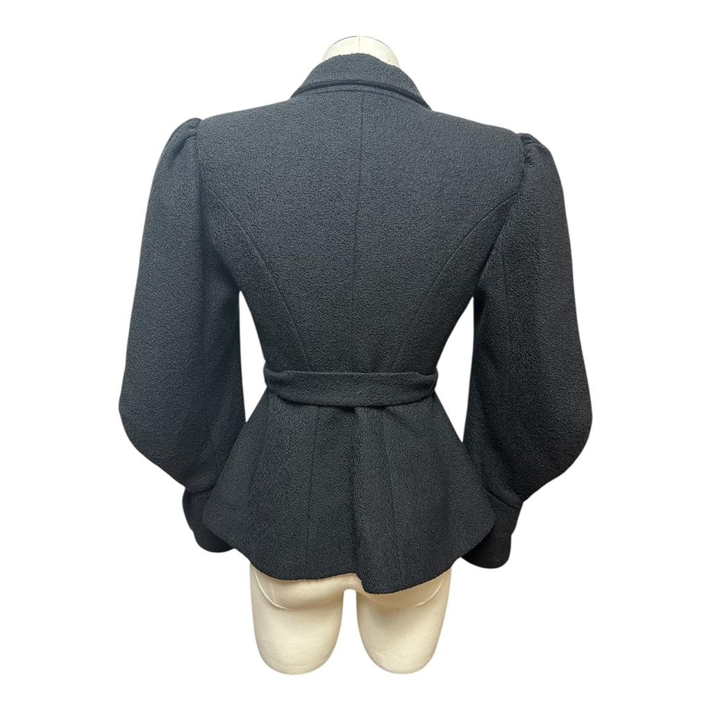 Veste Chemise Rochas - 36 - Noir - État : Très Bon