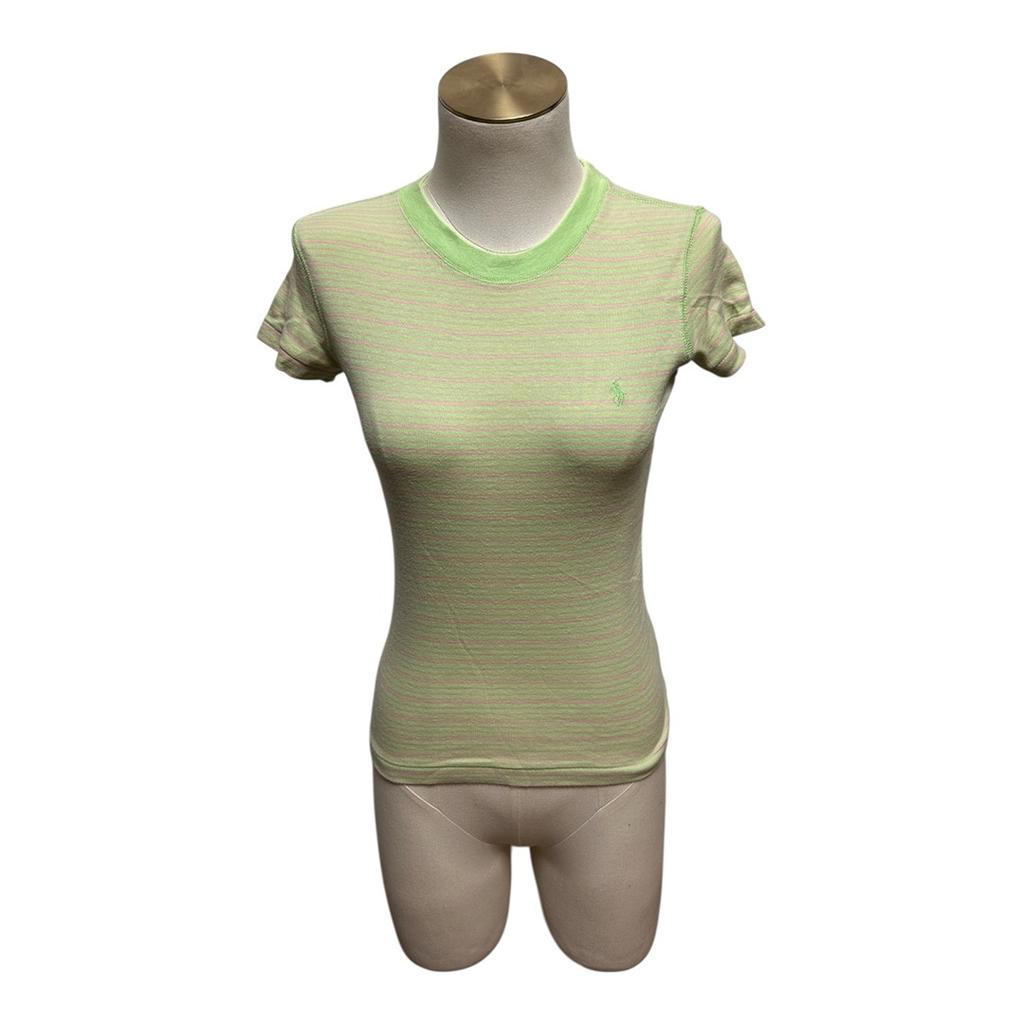 T-shirt Ralph Lauren Sport - S - Vert - État : Excellent