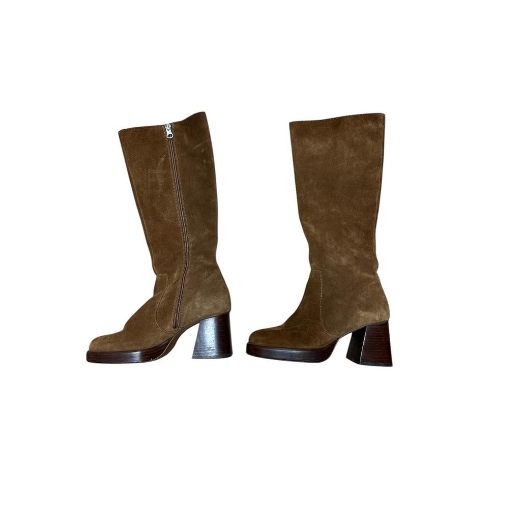 Bottes Hautes Jonak - 36 - Marron - État : Très Bon