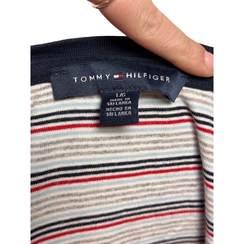 T-shirt Tommy Hilfiger - L - Gris - État : Excellent