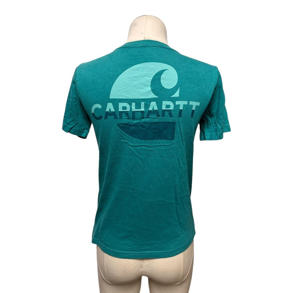T-shirt femme Carhartt - S - Vert - État : Excellent