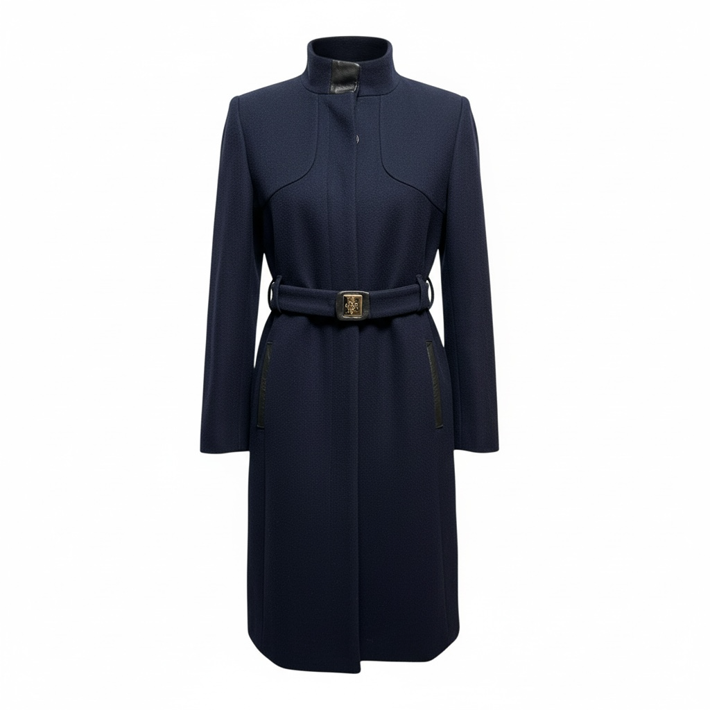 Manteau Sandro - 36 - Bleu marine - État : Excellent