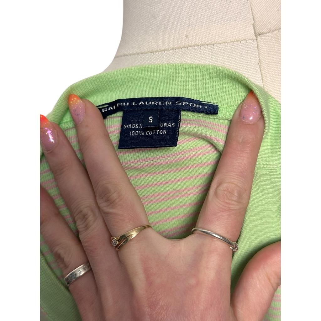 T-shirt Ralph Lauren Sport - S - Vert - État : Excellent