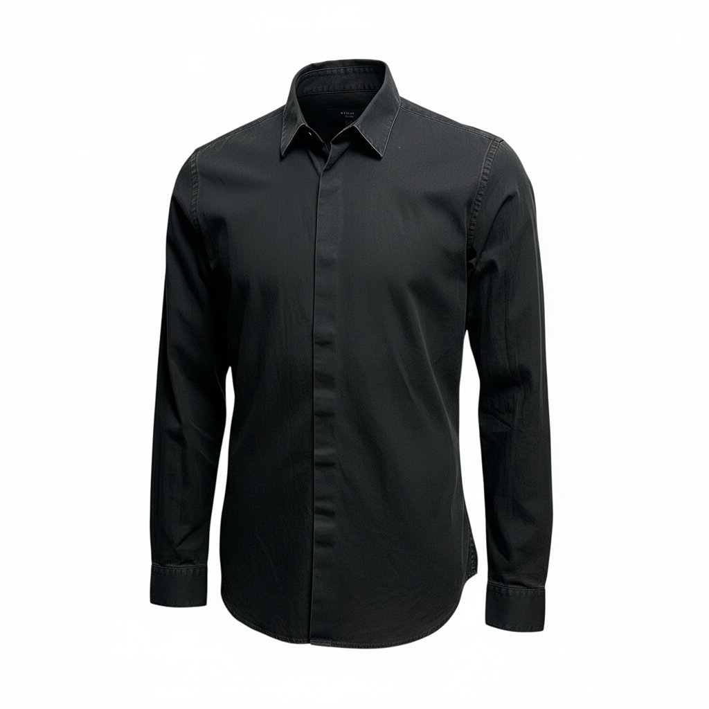 Chemise homme Sandro - M - Noir - État : Excellent