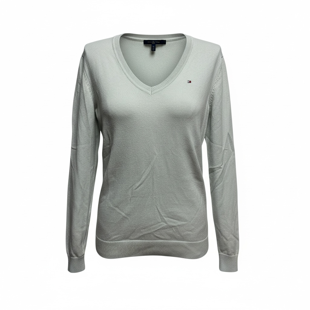 Pull femme Tommy Hilfiger - M - Blanc cassé - État : Excellent