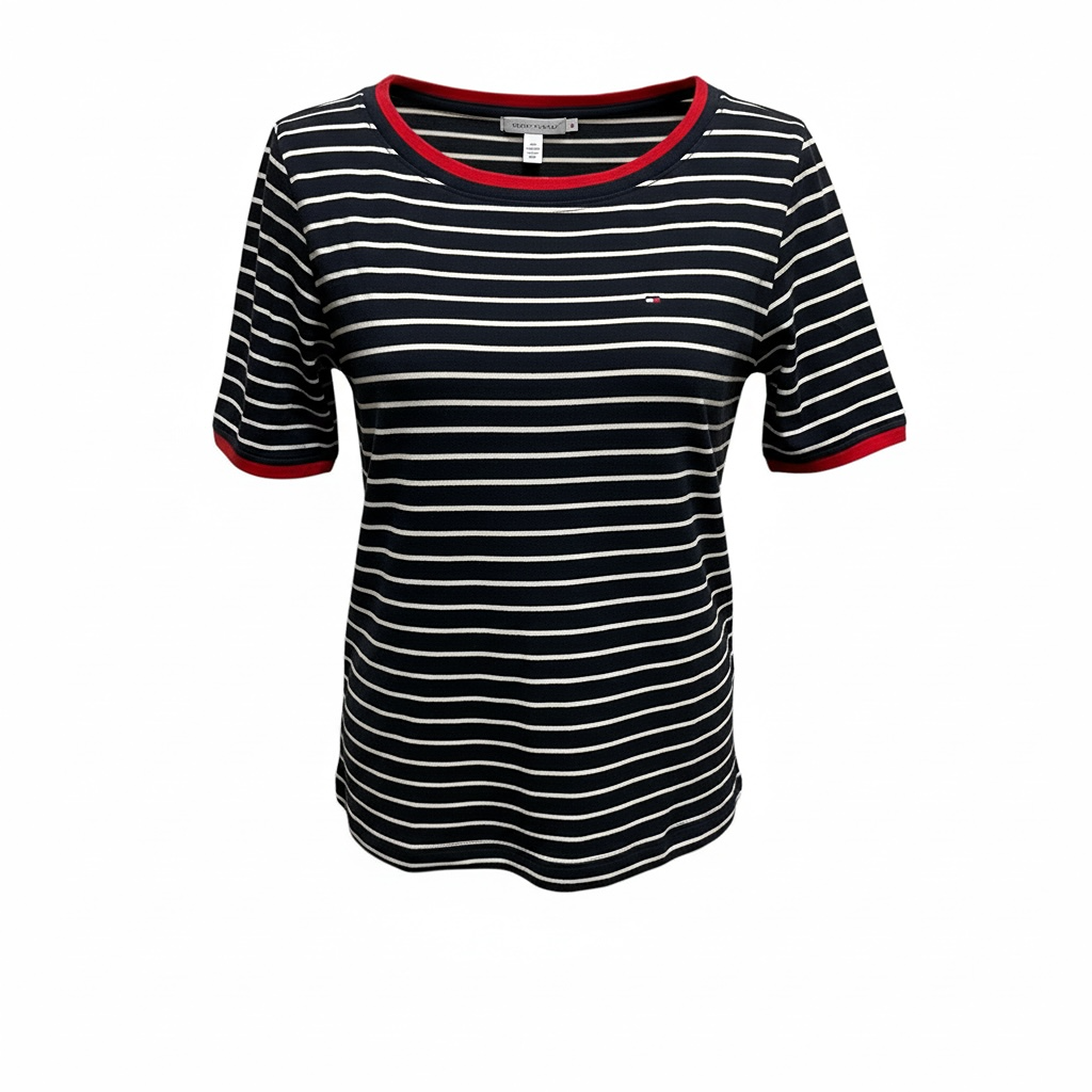 T-shirt Tommy Hilfiger - L - Marine - État : Excellent