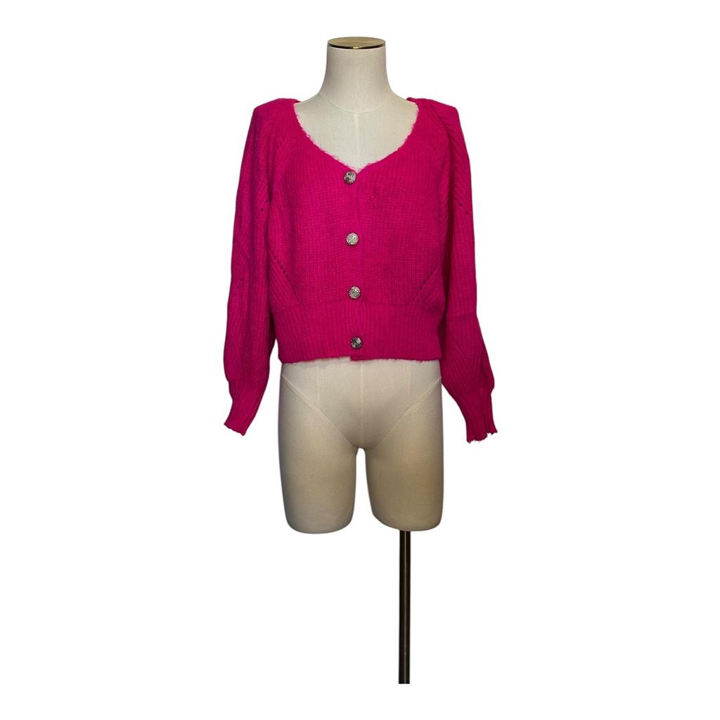 Cardigan Morgan - S - Fuchsia - État : Très Bon