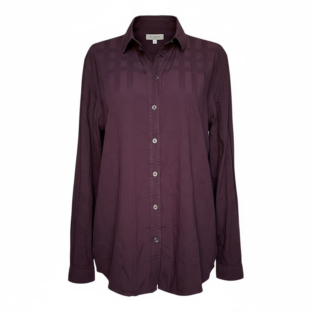 Chemise Burberry - L - Bordeaux - État : Très Bon