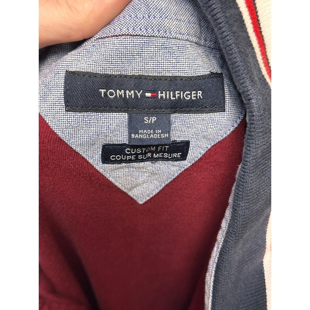 Polo Tommy Hilfiger - S - Bordeaux - État : Excellent