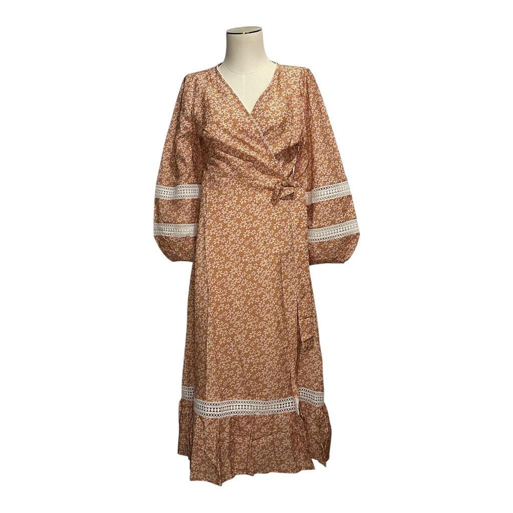 Robe Casual Maje - 40 - Blanc Abricot - État : Neuf avec étiquette