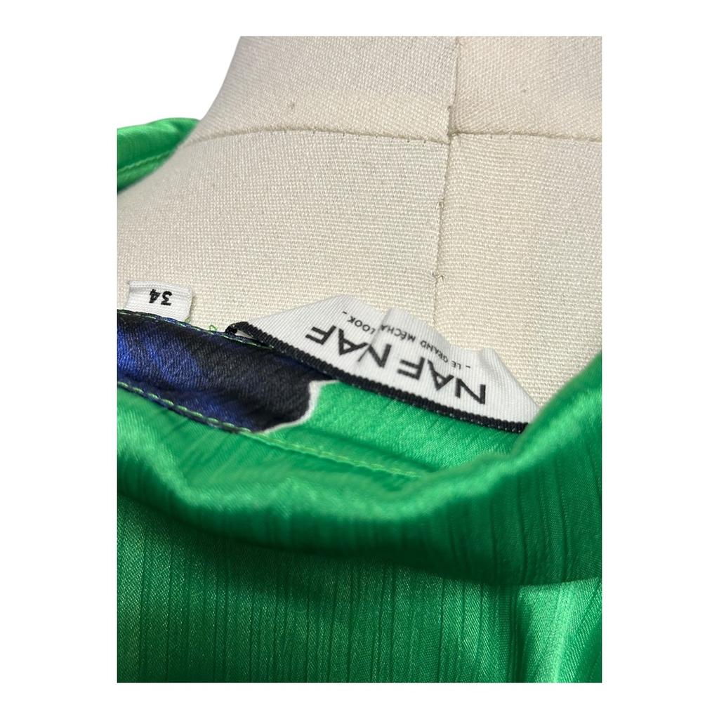 Chemise Naf Naf - 34 - Vert - État : Neuf