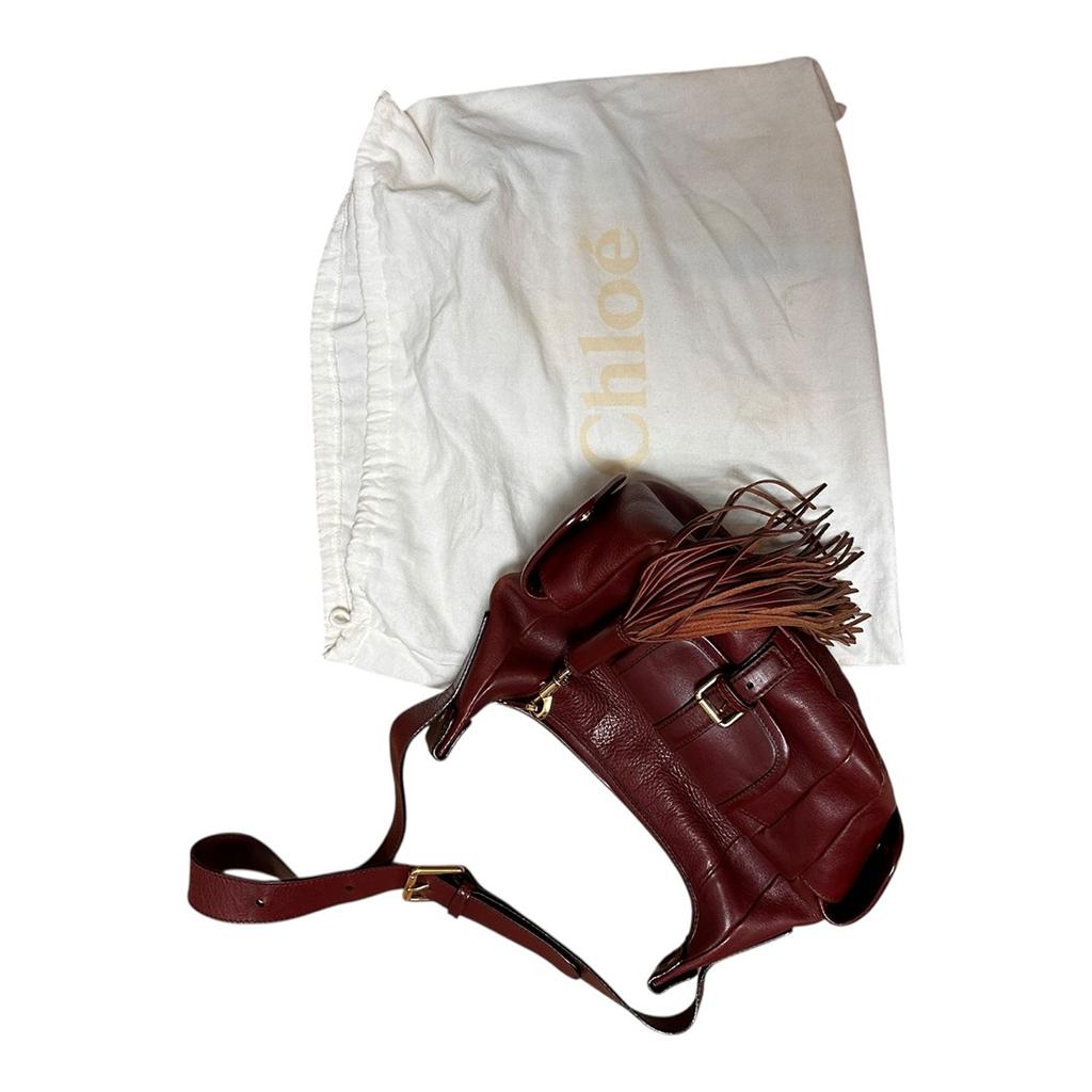 Sac bandoulière Chloé - Taille unique - Bordeaux - État : Excellent