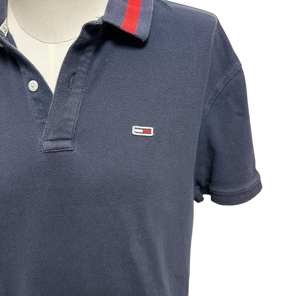 Polo Tommy Jeans - S - Navy - État : Excellent