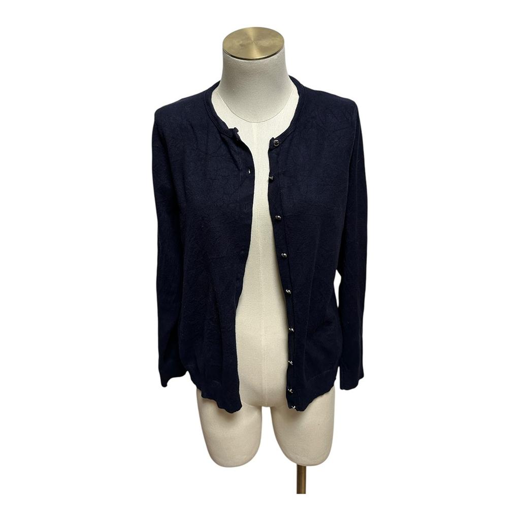 Cardigan Calvin Klein - S - Marine - État : Très Bon