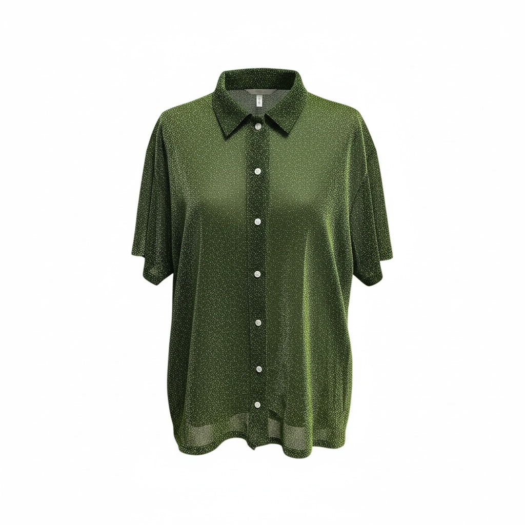 Blouses Manches Courte Epochi - M - Vert - État : Très Bon