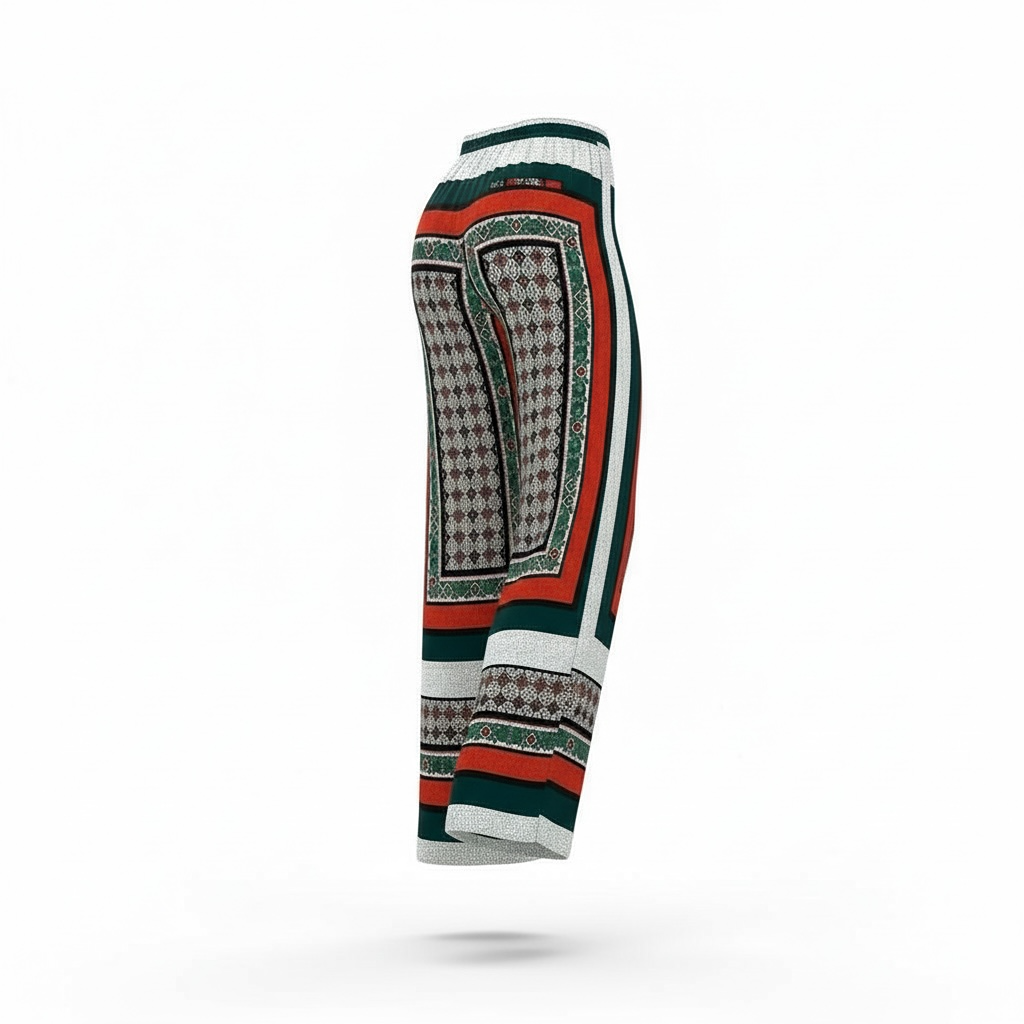 Pantalon Jambes Larges Pierre-louis Mascia - M - Rouge