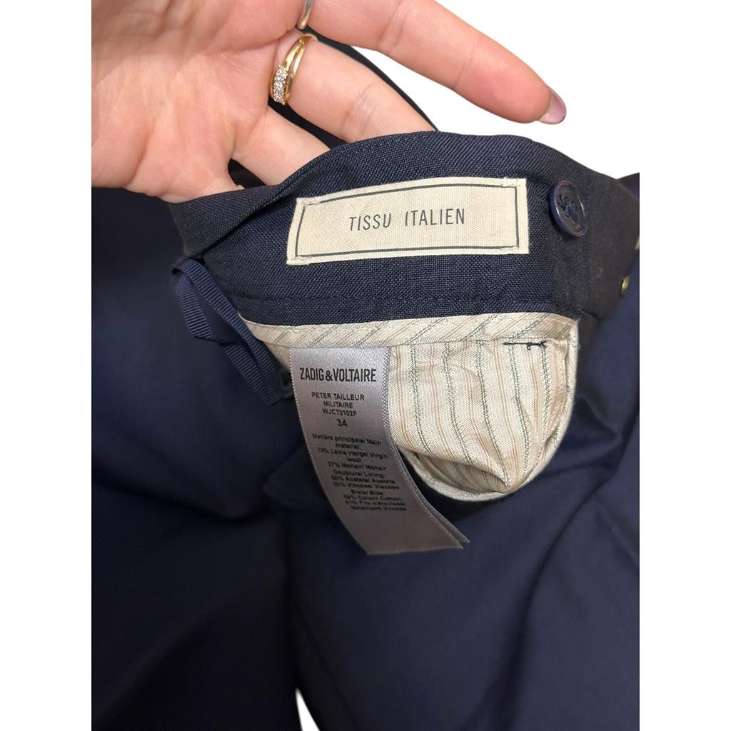Pantalon tailleur Zadig & Voltaire - 36 - Bleu marine - État : Neuf avec étiquette