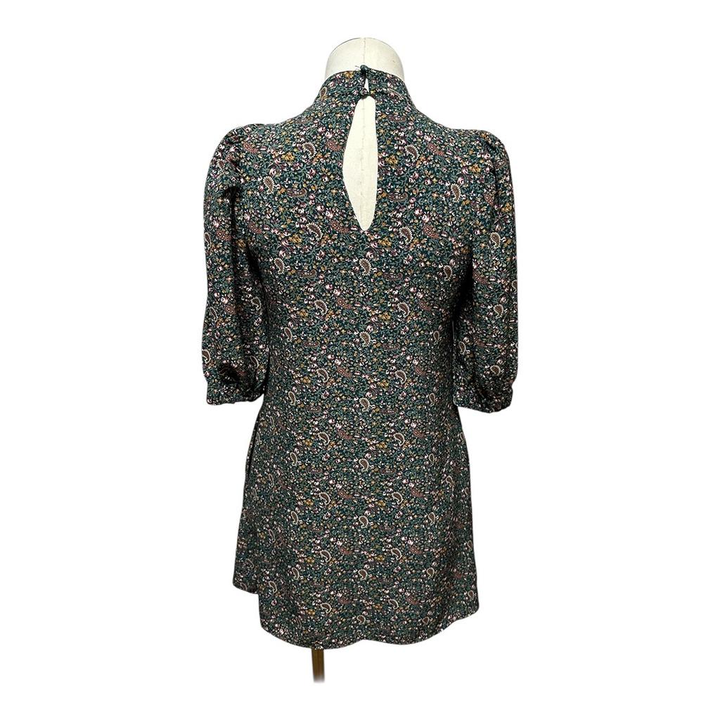 Robe & me Unlimited - 36 - vert foncé fleuri - État : Excellent