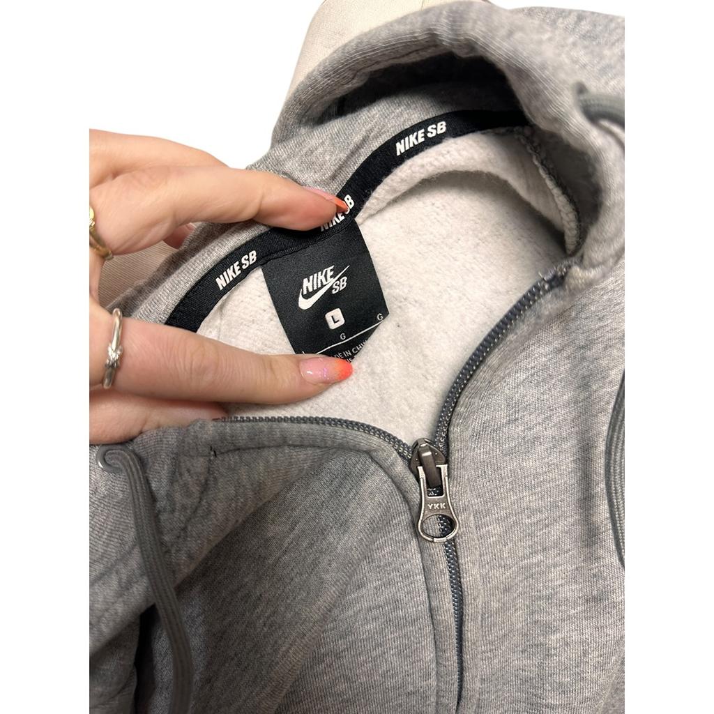 Sweat à capuche zippé Nike Sb - L - Gris - État : Excellent