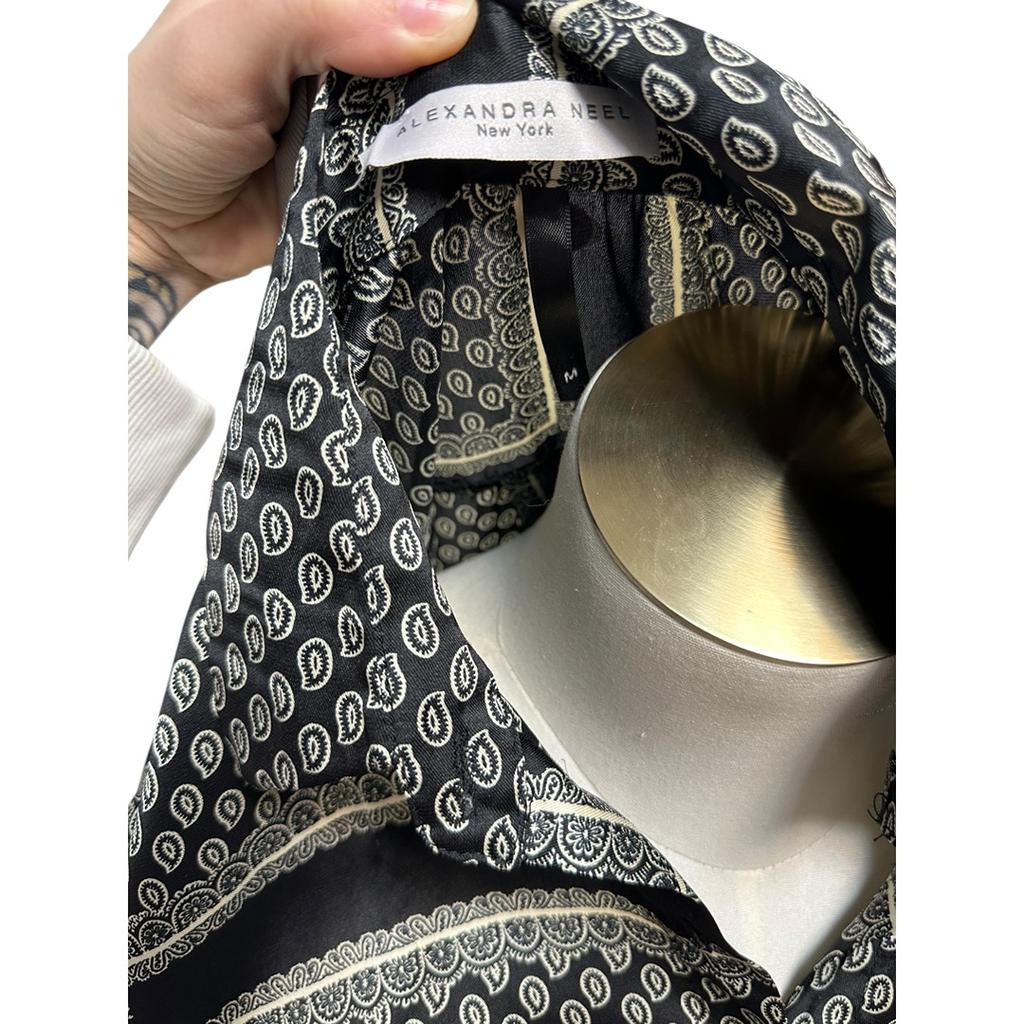 Chemise Alexandra Neel - M - Noir et Blanc - État : Excellent