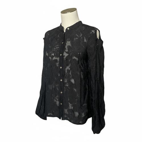 Blouse manches longue Naf Naf – S – Noir – État : Neuf avec étiquette - BiWear