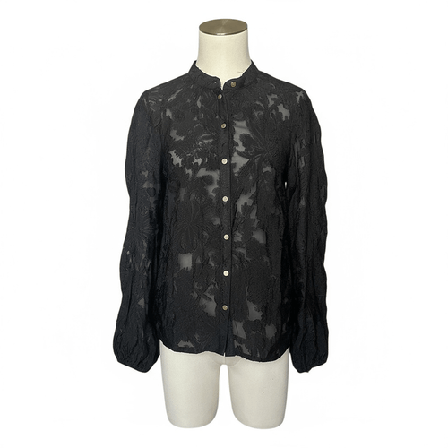 Blouse manches longue Naf Naf – S – Noir – État : Neuf avec étiquette - BiWear