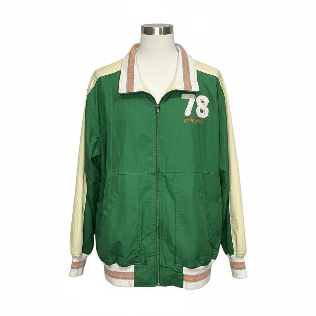Blouson teddy Pelle Pelle – M – Vert – État : Très bon - BiWear