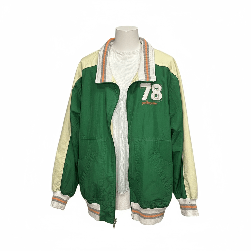 Blouson teddy Pelle Pelle – M – Vert – État : Très bon - BiWear