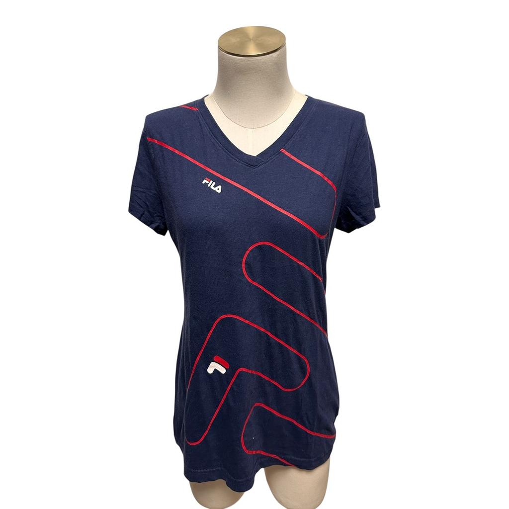 T-shirt sport Fila - M - Bleu marine - État : Excellent