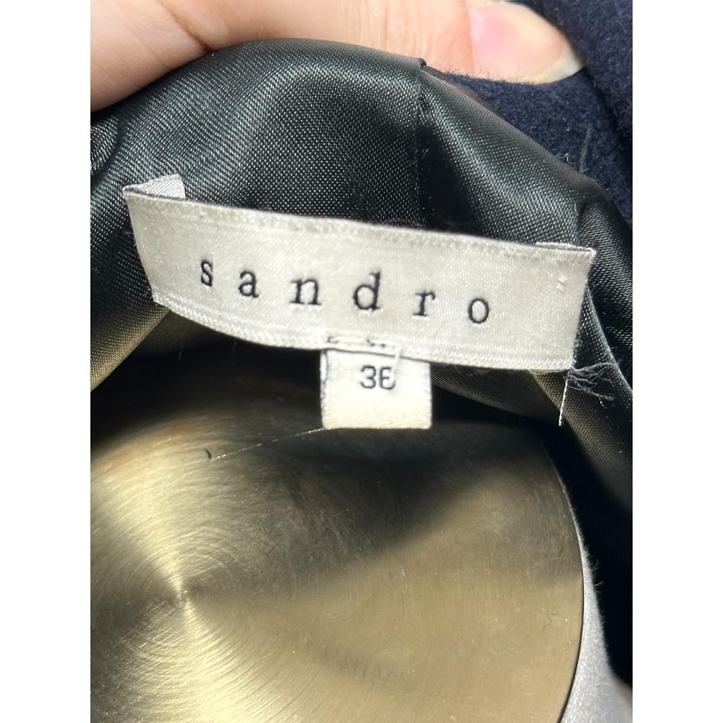 Manteau Sandro - 36 - Bleu marine - État : Excellent