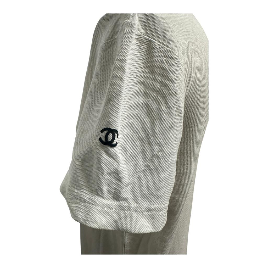Polo femme Chanel - Taille unique - Blanc - État : Excellent