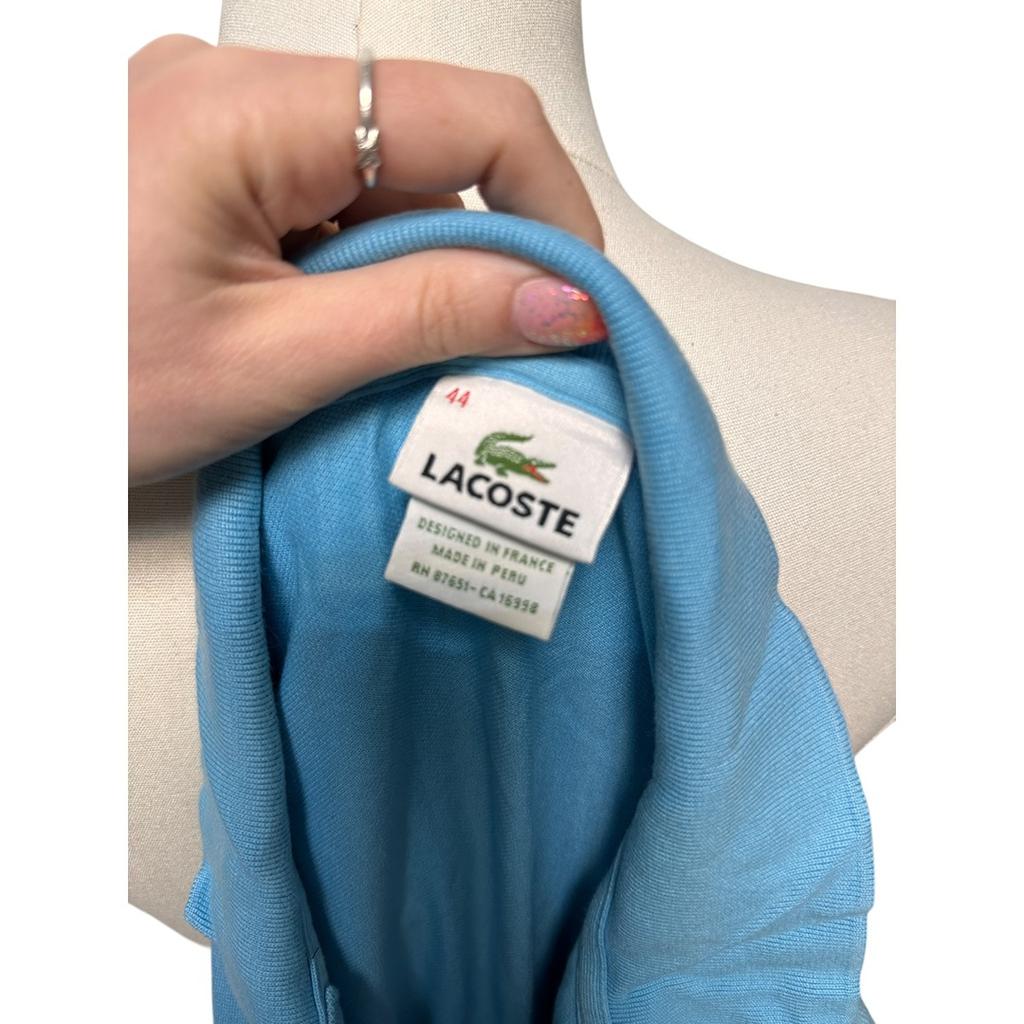 Polo manches longues Lacoste - 38 - Bleu - État : Excellent