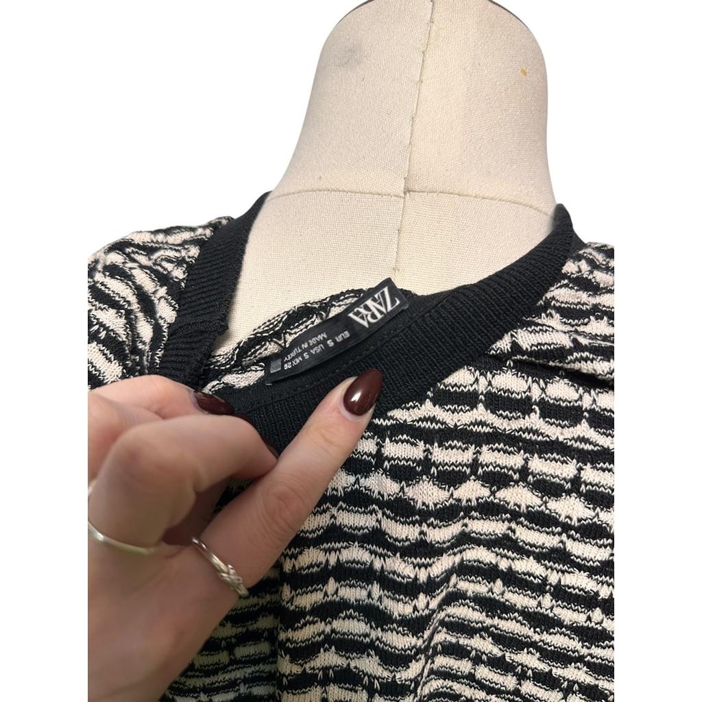 Top en maille Zara - S - Noir - État : Excellent