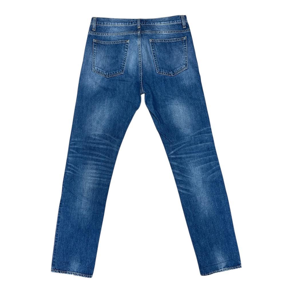 Jeans Coupe Droite Sandro - L - Bleu - État : Très Bon