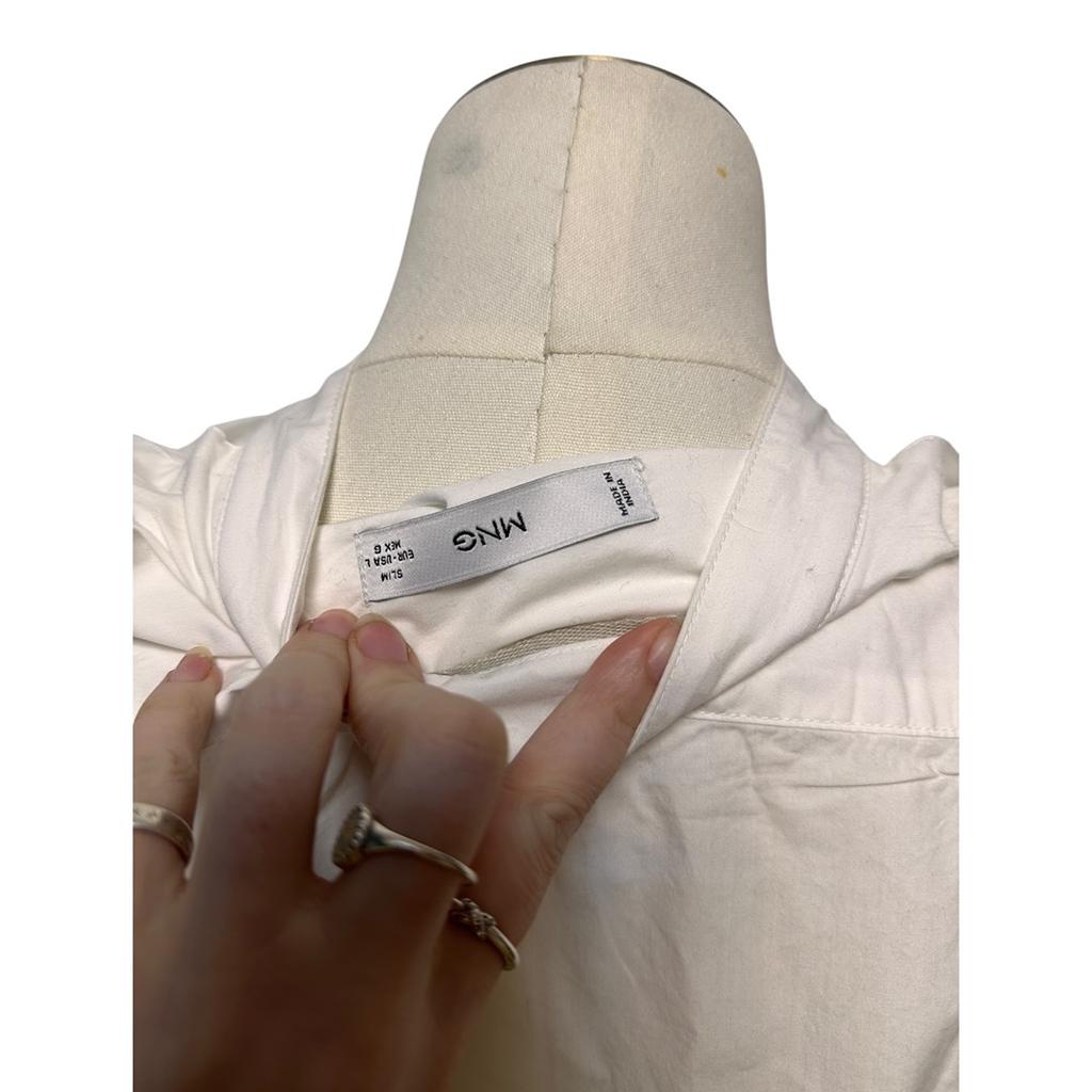 Chemise Mango Man - L - Blanc - État : Excellent