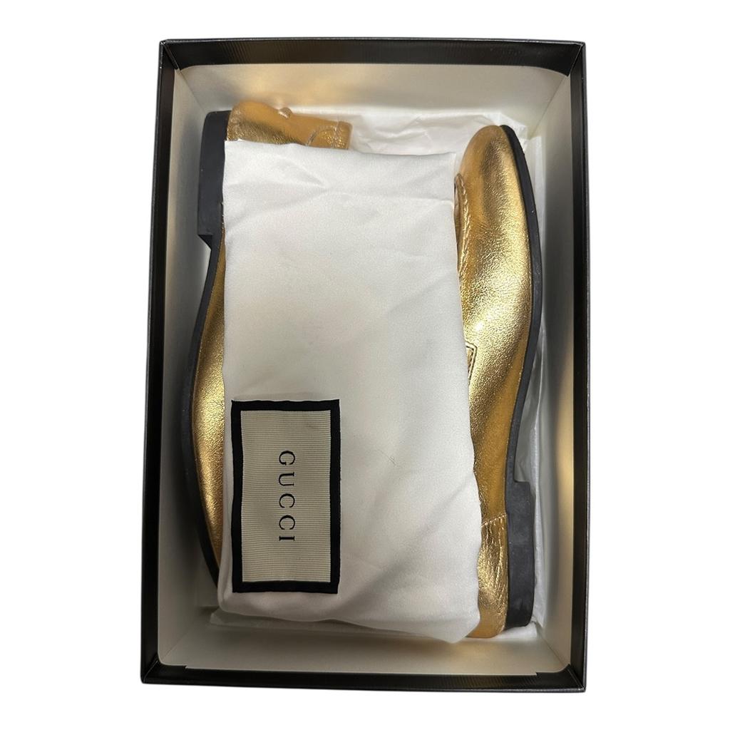 Mocassins Gucci - 34 - Doré - État : Très Bon