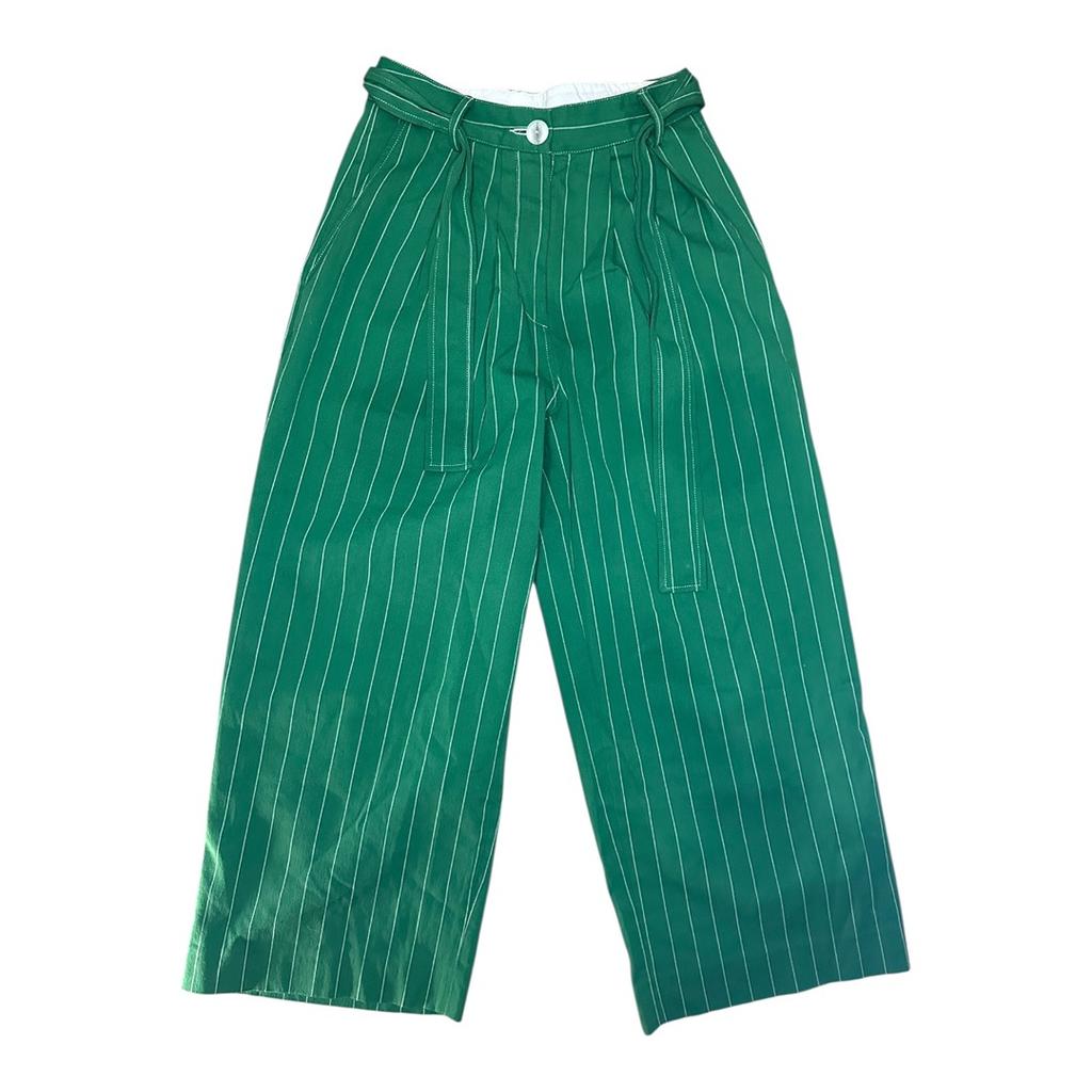 Pantalon A Jambes Large Chloé Stora - 34 - Vert - État : Excellent
